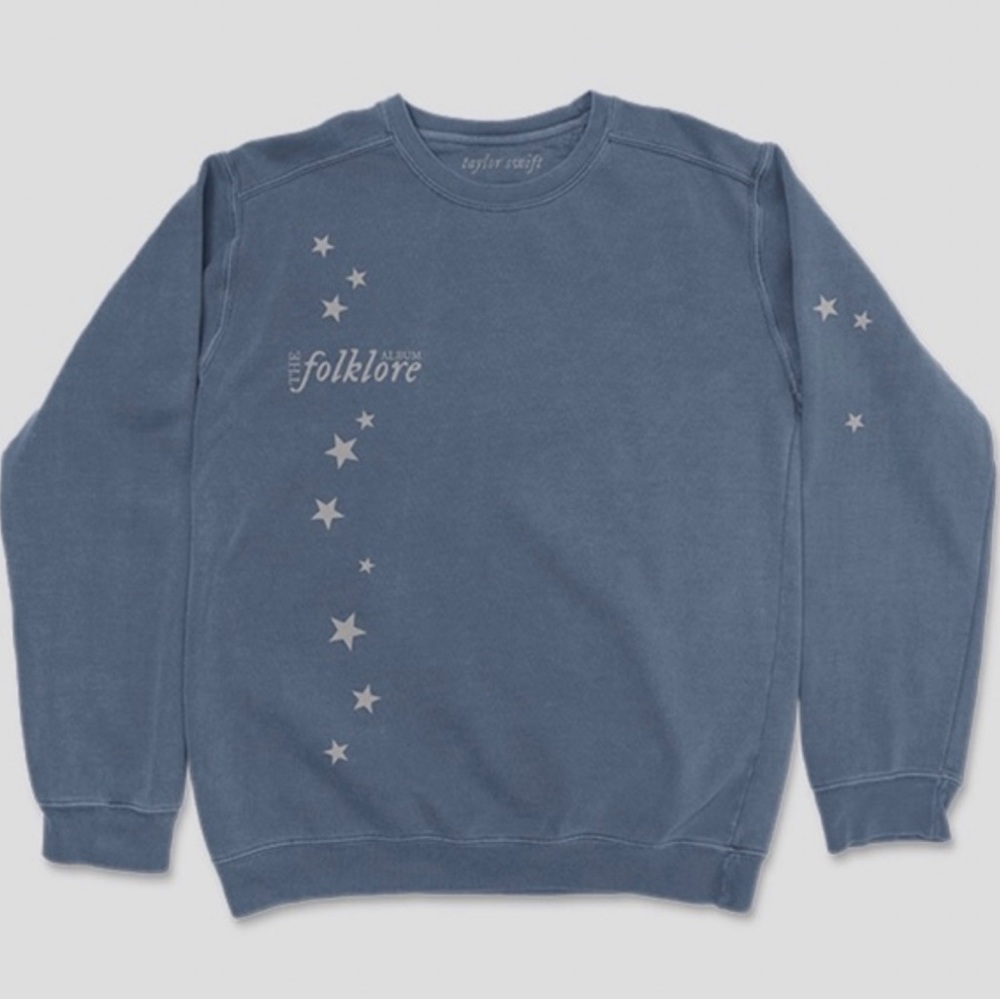 Taylor Swift Folklore Sweatshirt (Stars)